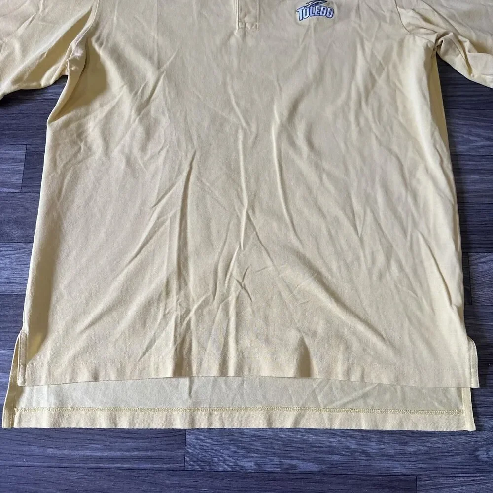 Polo Golf Ralph Lauren Polo Shirt Men’s Medium Solid Yellow Pony Logo Toledo